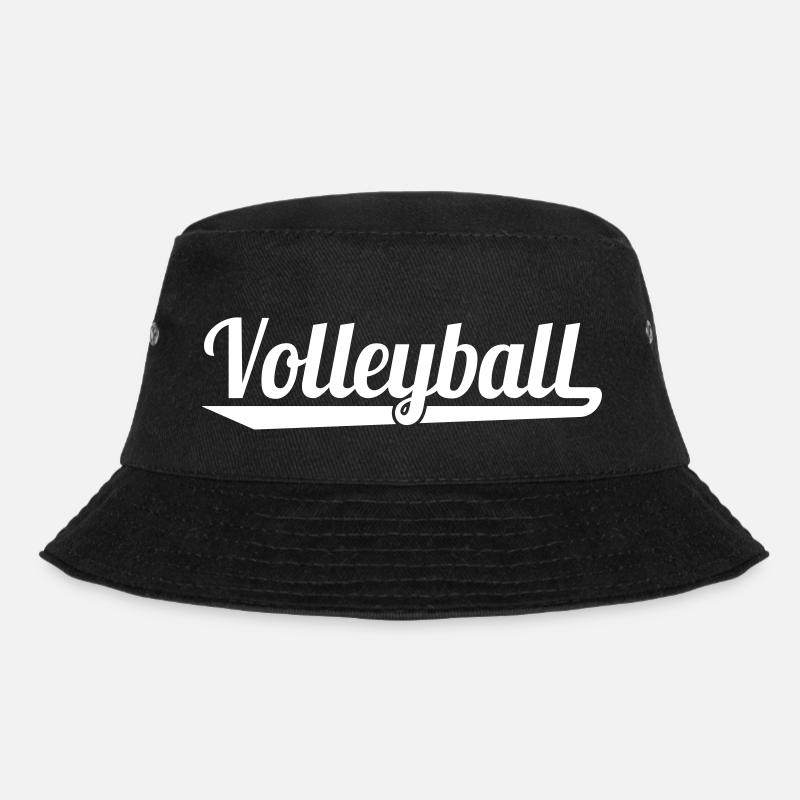 Volleyball - Bucket Hat - Schwarz