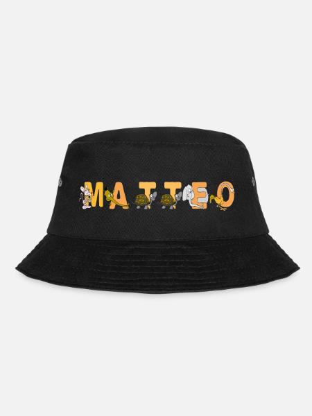Matteo - Bucket Hat - Schwarz