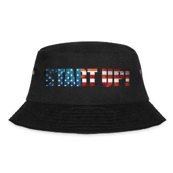 Startup - Bucket Hat - Schwarz - Vorne - Lela (165cm)