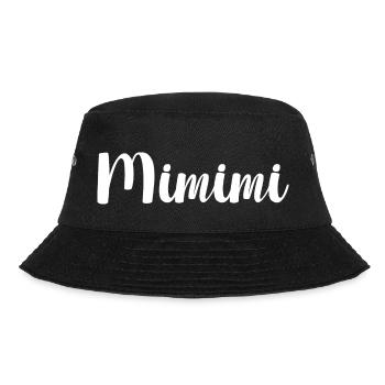Ich sag nur Mimimi - Bucket Hat - Schwarz - Vorne - Lela (165cm)