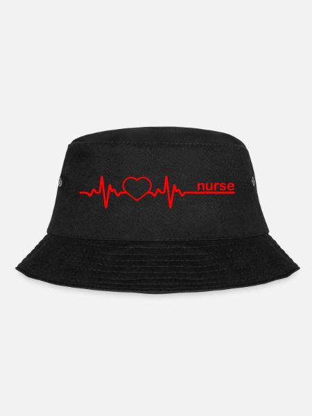 Nurse - Bucket Hat - Schwarz