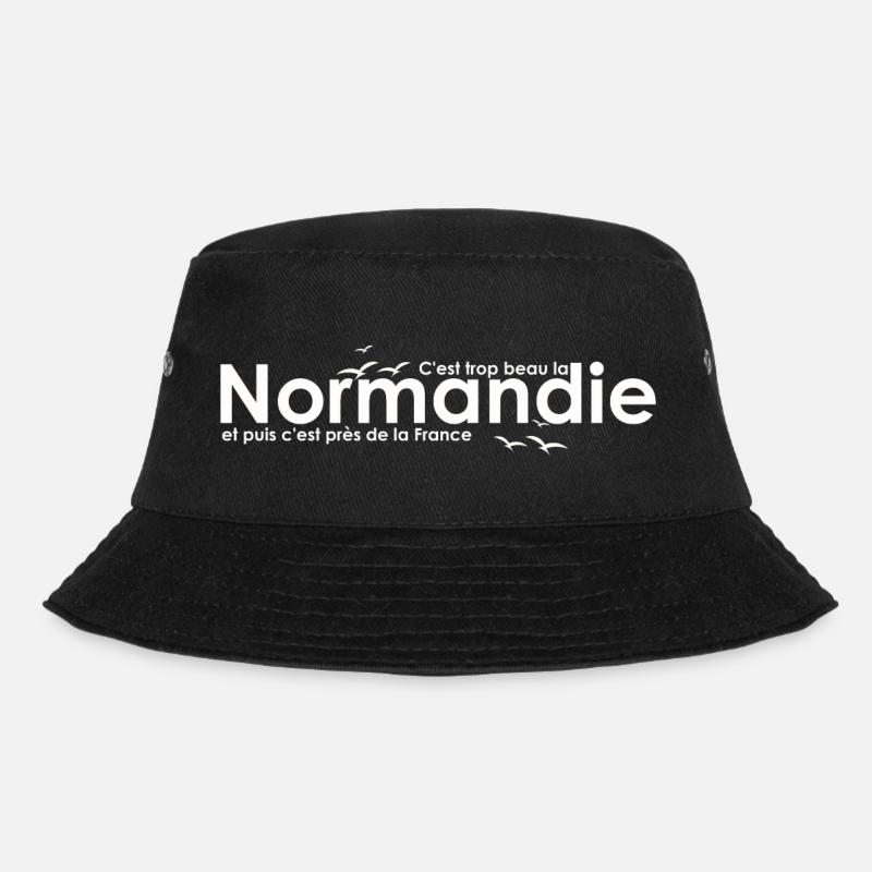 Schöne Normandie - Bucket Hat - Schwarz
