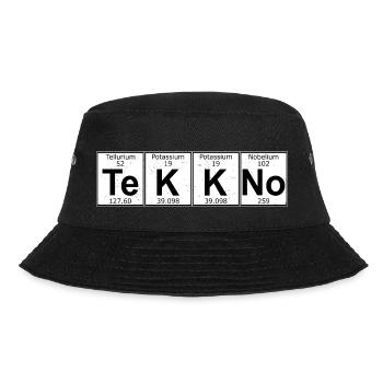 Tekkno Chemische Elemente Rave - Bucket Hat - Schwarz - Vorne - Lela (165cm)