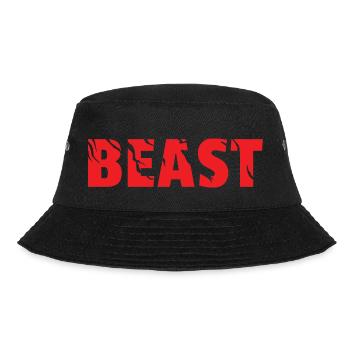 Lass das Biest im Inneren los! - Bucket Hat - Schwarz - Vorne - Lela (165cm)
