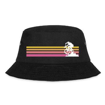 Mountain bike retro vintage bike mountain bike - Bucket Hat - black - Front - Lela (165cm)