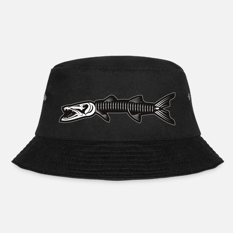 Squelette de Barracuda - Bob - noir