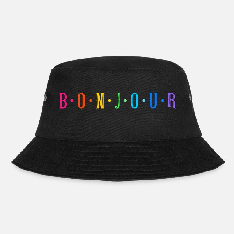 Bonjour - multicolore - LGBT style - Bob - noir
