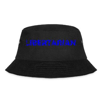 Libertarian - Bucket Hat - Schwarz - Vorne - Lela (165cm)