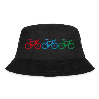 Colorful Roadbikes - Bucket Hat - Schwarz - Vorne - Lela (165cm)