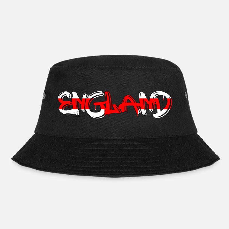 England - Bucket Hat - Schwarz