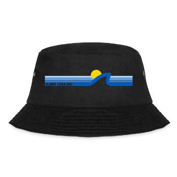 Slava Ukrajini Bleu Mer Jaune Vague de Soleil Paix - Bob - noir - Devant - Lela (165cm)