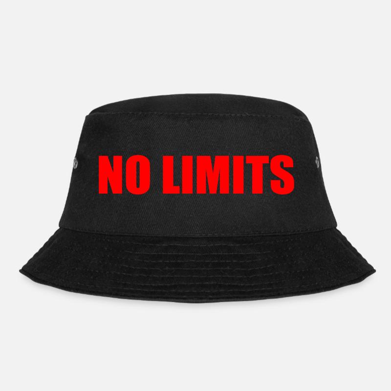 No limits - Bucket Hat - Schwarz
