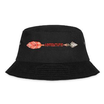 Tattoo Tattoo Tribal Tattoos Krieger Kunst - Bucket Hat - Schwarz - Vorne - Lela (165cm)