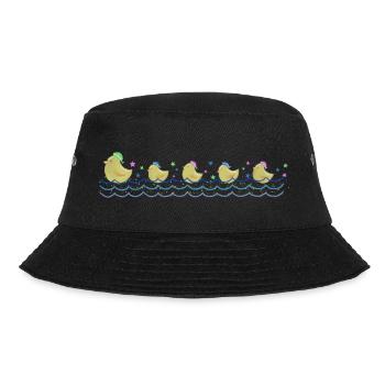 All in a Row - Bucket Hat - black - Front - Lela (165cm)