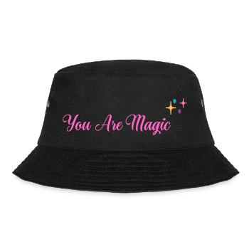 Du bist Magie - Bucket Hat - Schwarz - Vorne - Lela (165cm)