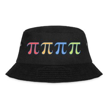 Pi *vintage x4 - Maths Engineer Science - Bucket Hat - black - Front - Lela (165cm)
