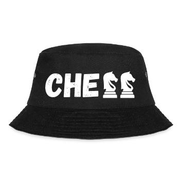 Schach Geschenk Schachspiel Shirt Schachmatt König - Bucket Hat - Schwarz - Vorne - Lela (165cm)