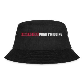 I Have No Idea - Bucket Hat - black - Front - Lela (165cm)