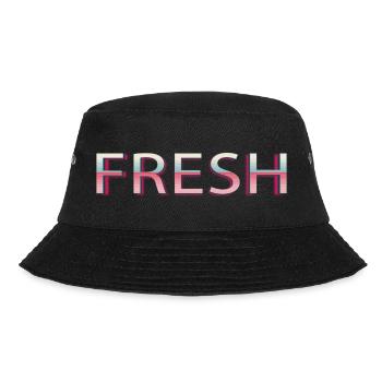Fresh Modern Frisch Lifestyle Style Produkt - Bucket Hat - Schwarz - Vorne - Lela (165cm)
