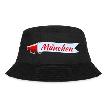 München - Bucket Hat - Schwarz - Vorne - Lela (165cm)