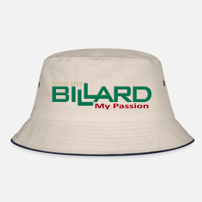 Billard Design my passion what else, Poolbillard Bucket Hat