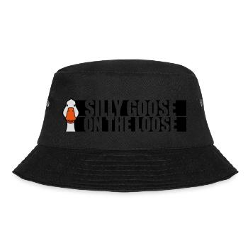 goose on the loose - Bucket Hat - Schwarz - Vorne - Lela (165cm)