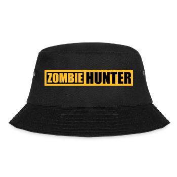 zombie hunter Halloween Quote - Bucket Hat - black - Front - Lela (165cm)