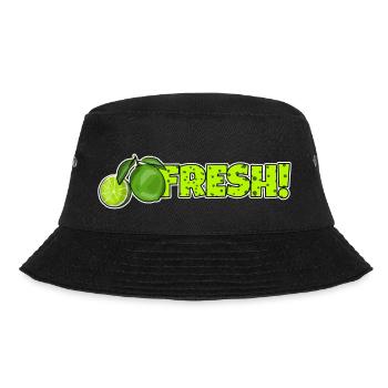 Fresh Comic Style Bubble Graffiti Lettering - Bucket Hat - black - Front - Lela (165cm)