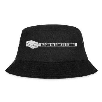 I closed my book - Bucket Hat - black - Front - Lela (165cm)