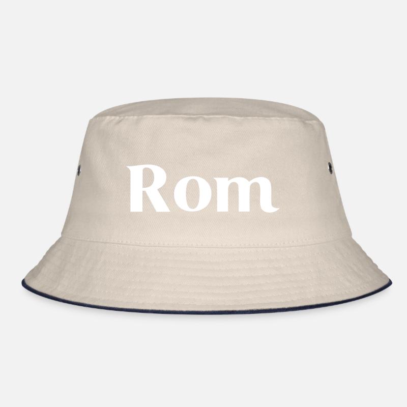 Rome - White Bucket Hat