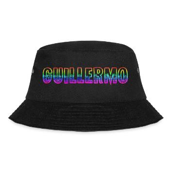 guillermo rs regenbogen - Bucket Hat - Schwarz - Vorne - Lela (165cm)