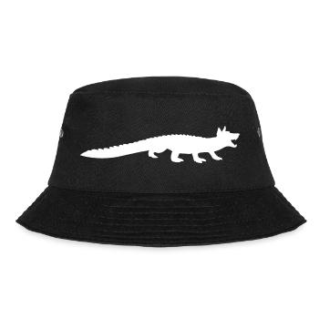 Malinois Belgischer Schäferhund Mechelaar Hund - Bucket Hat - Schwarz - Vorne - Lela (165cm)