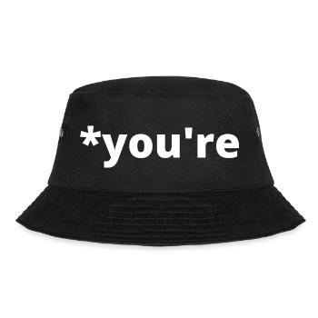 *Biste - Bucket Hat - Schwarz - Vorne - Lela (165cm)
