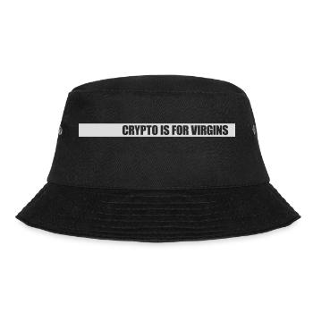 crypto is for virgins - Bucket Hat - black - Front - Lela (165cm)
