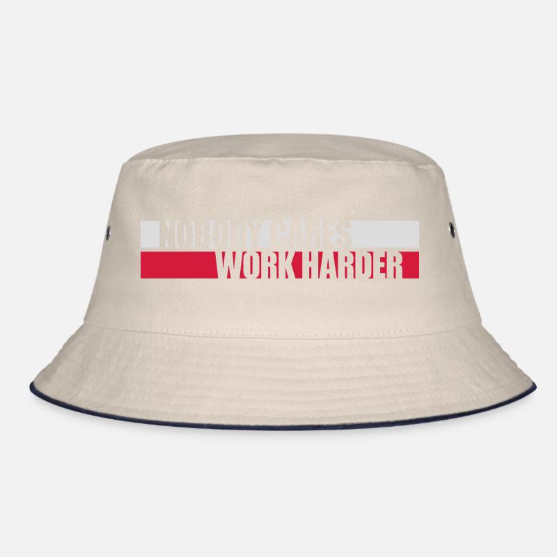 nobody cares work harder Bucket Hat