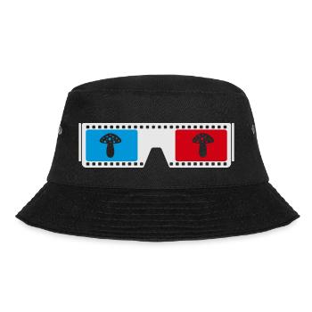 Mushroom - Bucket Hat - black - Front - Lela (165cm)