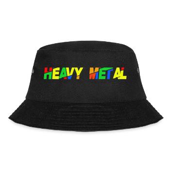 Heavy Metal - Bucket Hat - Schwarz - Vorne - Lela (165cm)