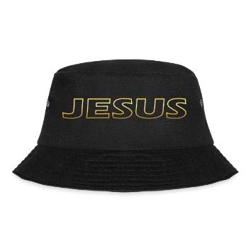 Jesus lettering - Bucket Hat - black - Front - Lela (165cm)