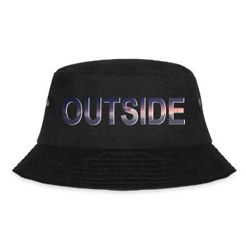 Adventure Travel Hiking Mountain - Bucket Hat - Schwarz - Vorne - Lela (165cm)
