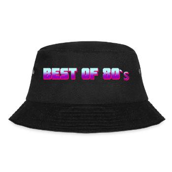 Best of 80 - Bucket Hat - Schwarz - Vorne - Lela (165cm)