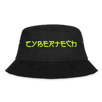 Neonyello cybertech - Bucket Hat - Schwarz - Vorne - Lela (165cm)