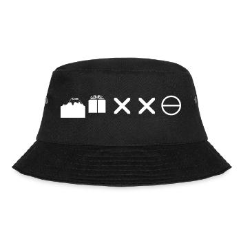 Abstrakte moderne Symbole Cool - Bucket Hat - Schwarz - Vorne - Lela (165cm)