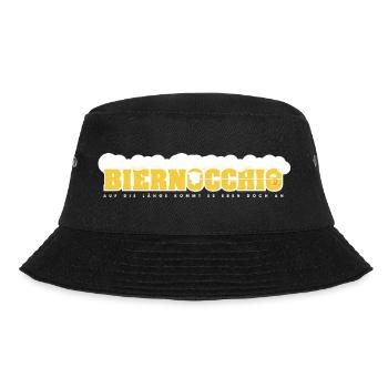 Biernocchio auf die Länge kommt es eben doch an - Bucket Hat - Schwarz - Vorne - Lela (165cm)