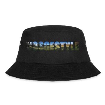 Landschaft im Vogesenstil - Bucket Hat - Schwarz - Vorne - Lela (165cm)