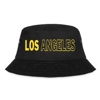 Los Angeles - Bucket Hat - Schwarz - Vorne - Lela (165cm)
