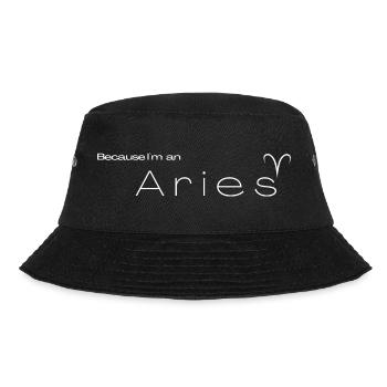 Widder - Bucket Hat - Schwarz - Vorne - Lela (165cm)