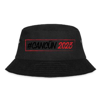Cancun 2023 - Bucket Hat - Schwarz - Vorne - Lela (165cm)