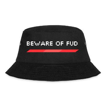 Beware of FUD - Bucket Hat - Schwarz - Vorne - Lela (165cm)