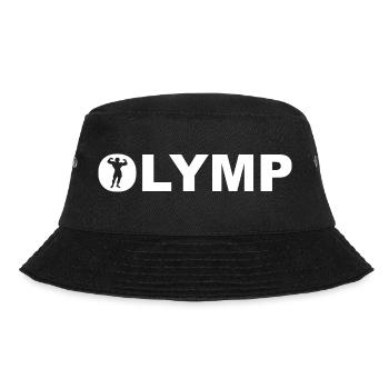 Olymp Berg der Götter und der Kräfte. Bodybuilder - Bucket Hat - Schwarz - Vorne - Lela (165cm)