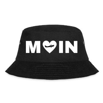 MOIN - Bucket Hat - Schwarz - Vorne - Lela (165cm)